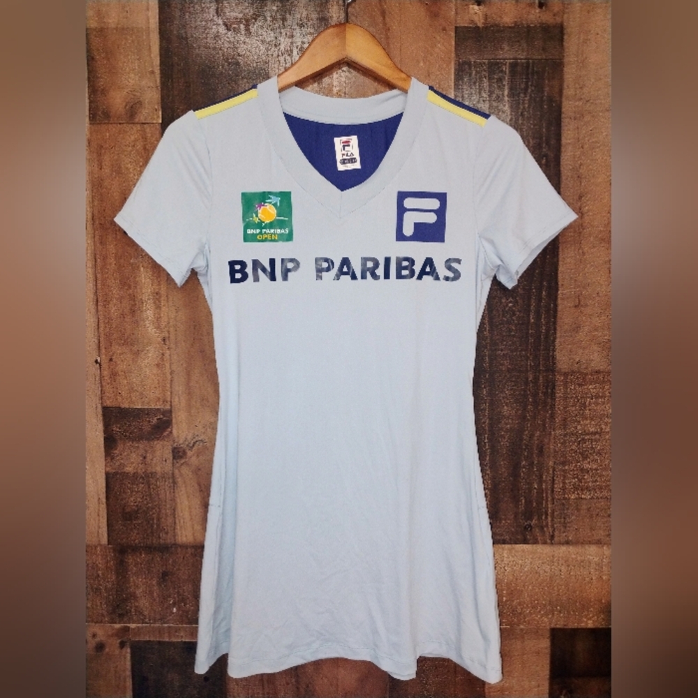 Fila Tennis Dress BNP Paribas OPEN Blue Women's Size XS